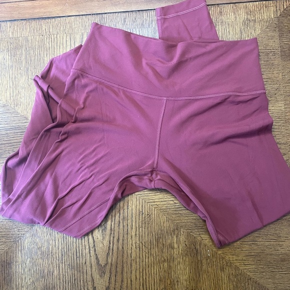 lululemon athletica Align Leggings 28” - Red Merlot - 10 - Picture 2 of 7